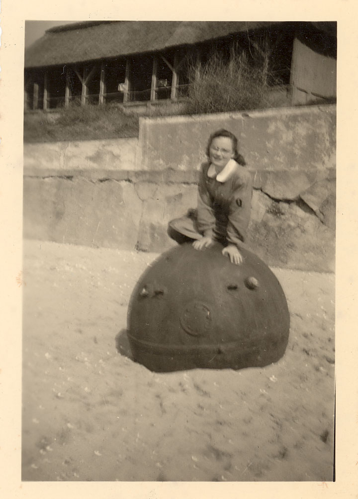 woman at beach