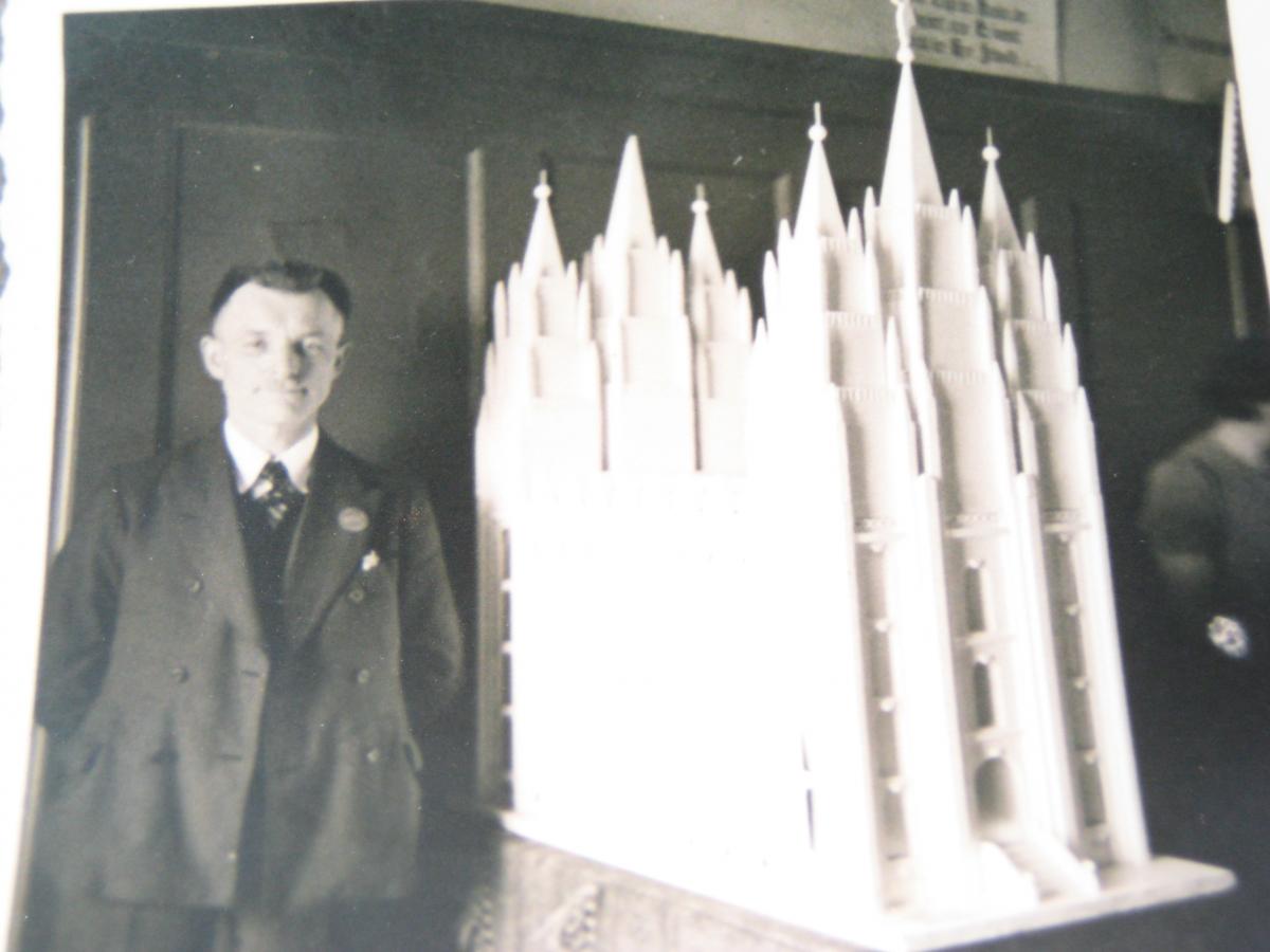 model of Salt Lake Temple
