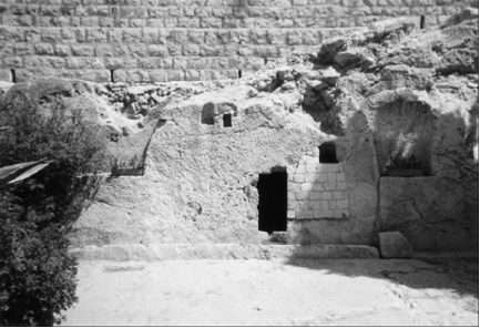 "The Garden Tomb facade"