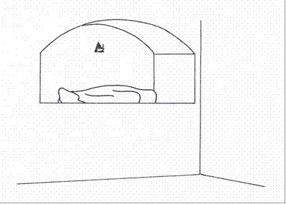 "Drawing of a typical arcosolium burial bench from the time of Jesus"