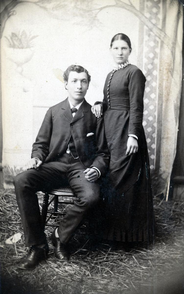 Adolf Haag and Bertha Schramm Haag, 1885