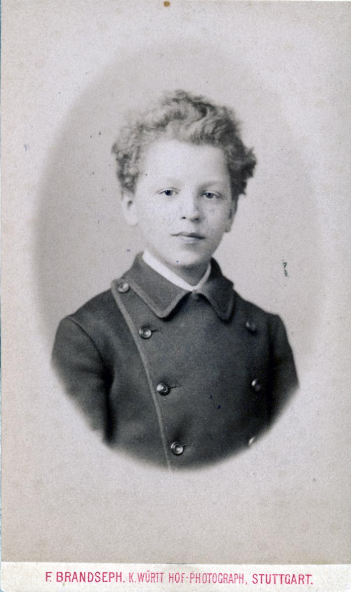Herman Hugo Haag (1871-95), brother of Adolf Haag, age 11