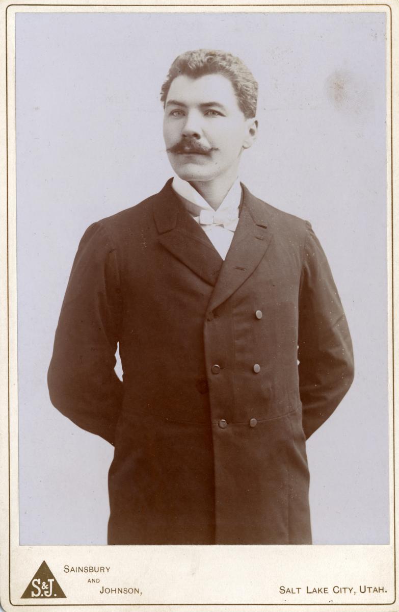 Julius Gottlieb Emil Haag (1865-1944), twin brother of Adolf Haag, age 29