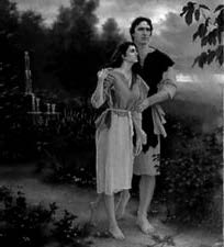 adam and eve leaving the garden