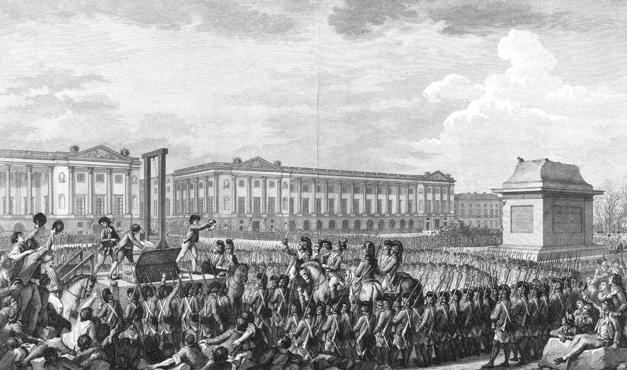 Execution of Louis XVI, by Isidore Stanislas Helman.