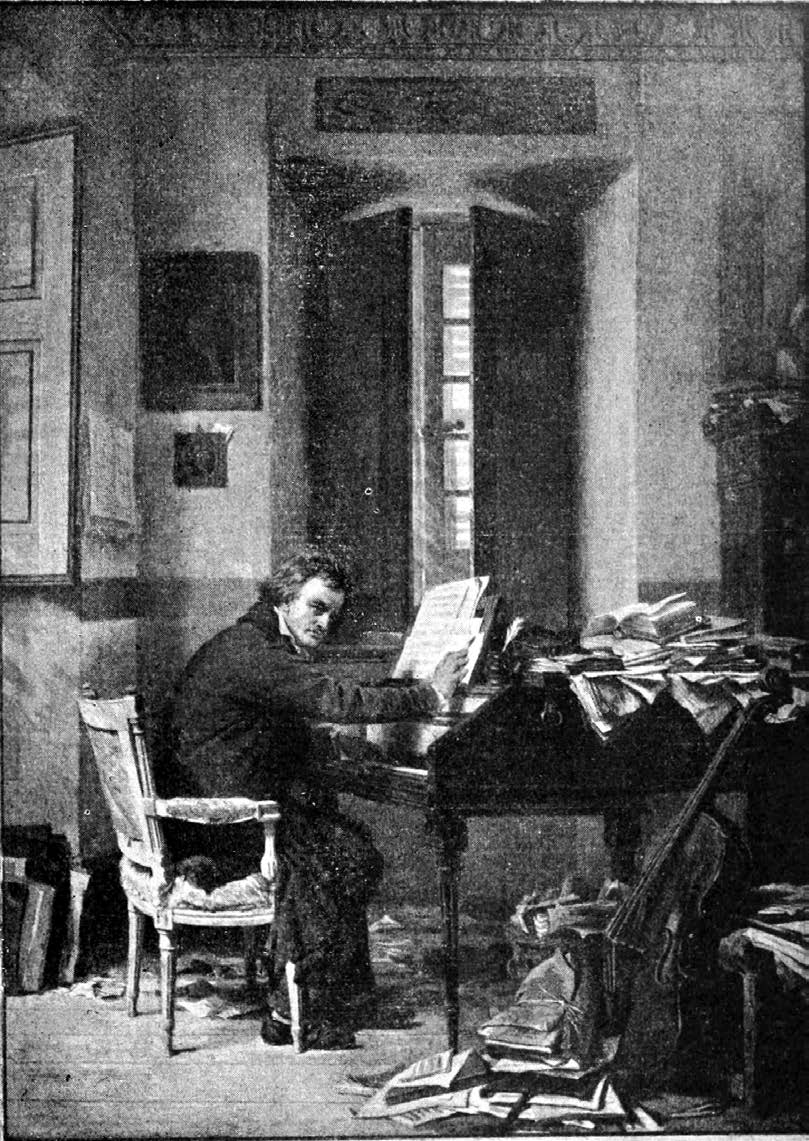 Beethoven in His Study, by Carl Schloesser