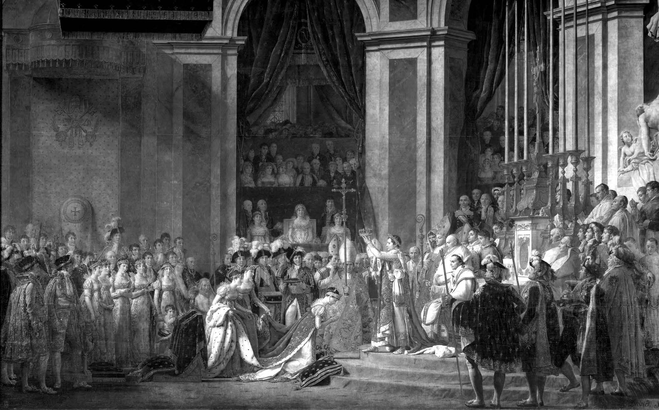 The Coronation of Napoleon, by Jacques-Louis David.