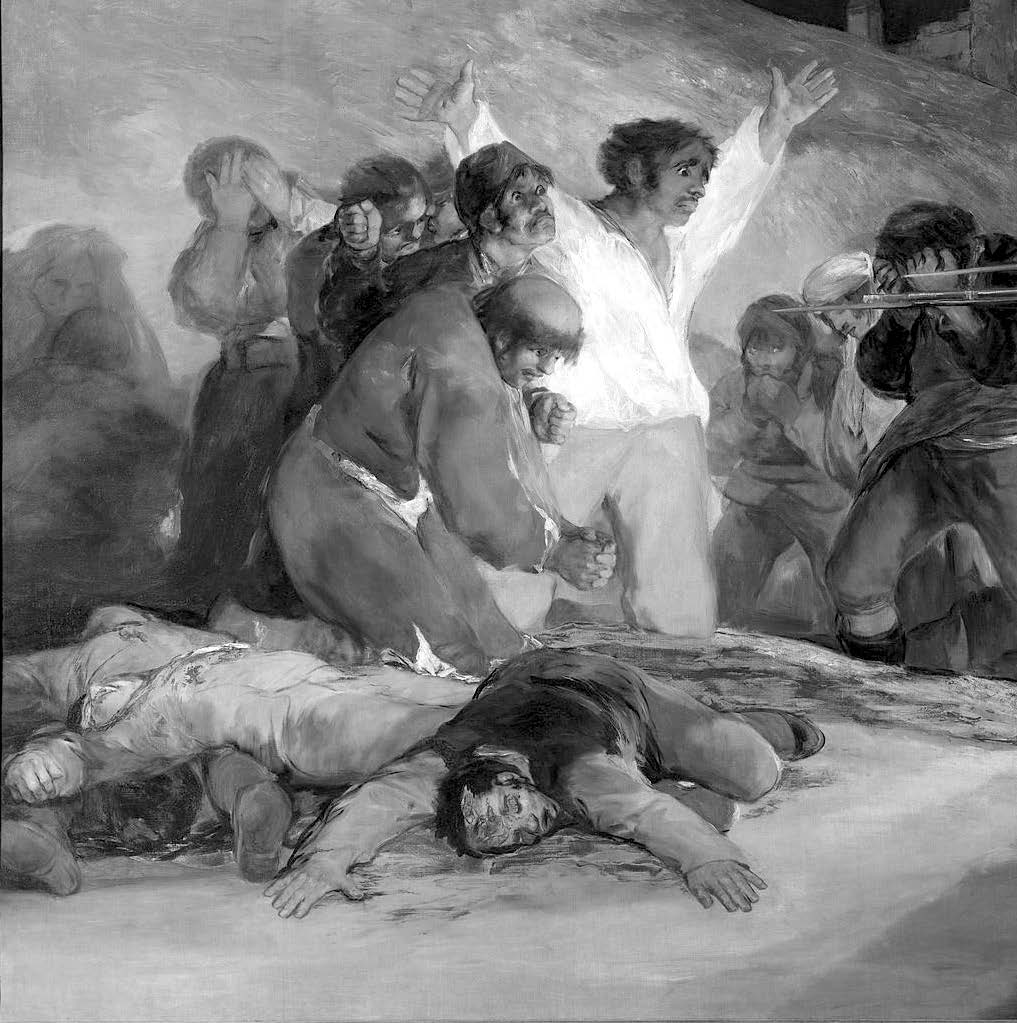 The Third of May, 1808, by Francisco de Goya. Detail.