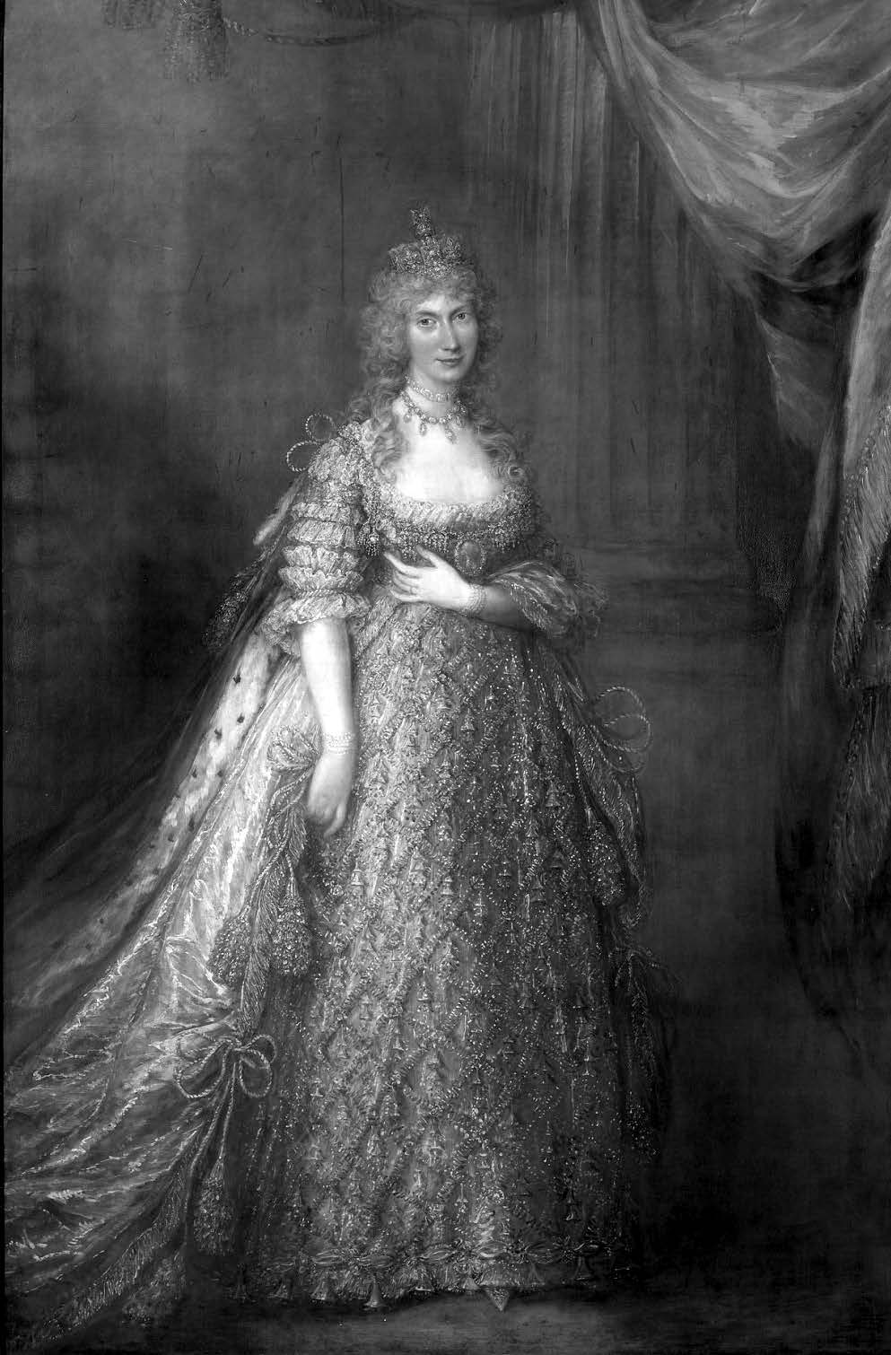 Caroline of Brunswick (1768–1821) When Princess of Wales, by Gainsborough Dupont.