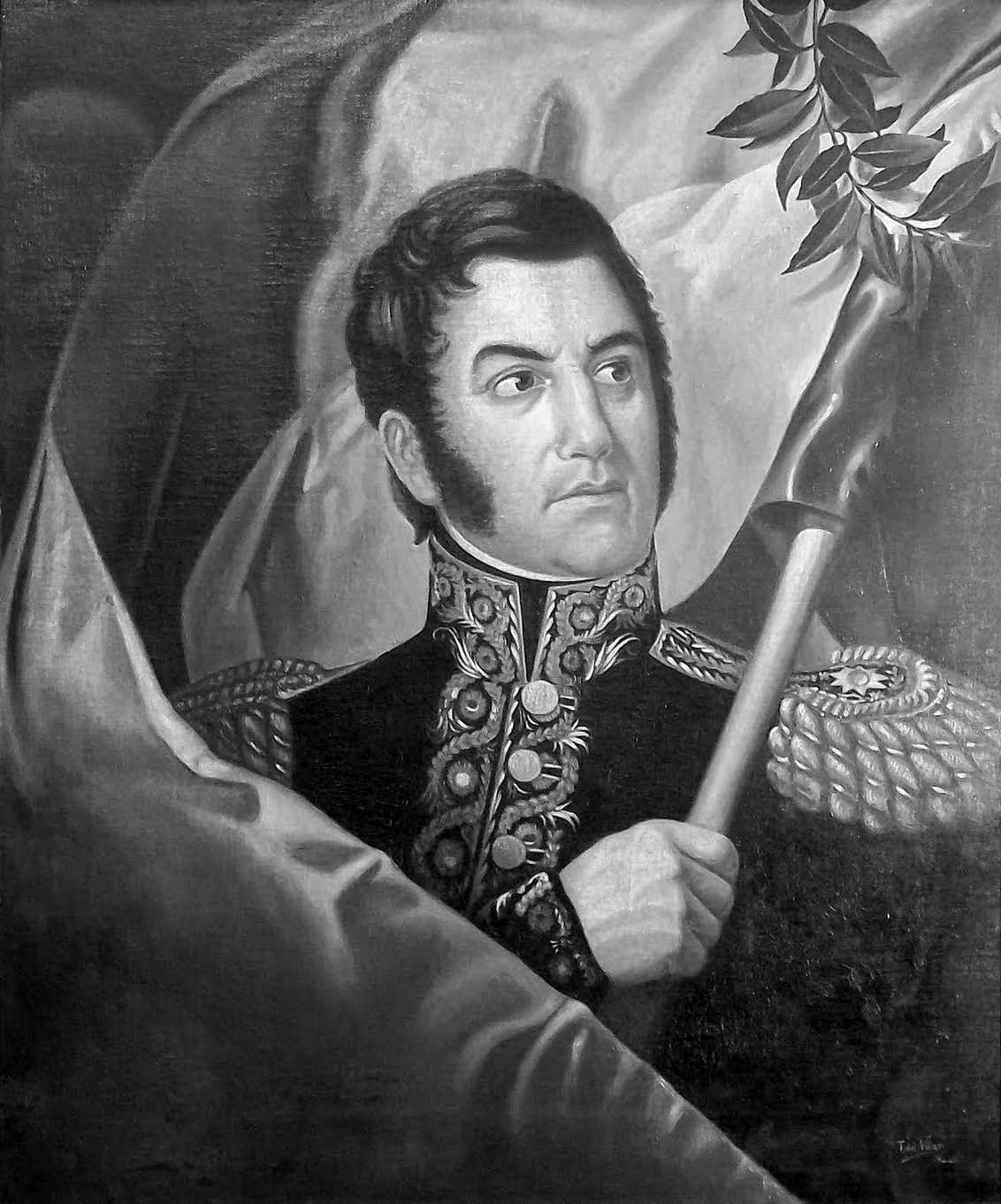 José de San Martín, by unknown artist (1827 or 1829).