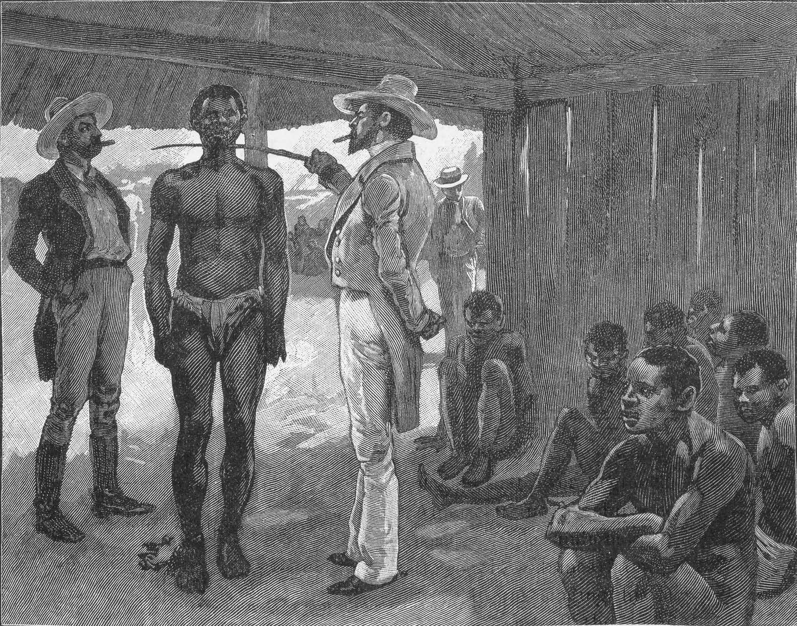 Buying Slaves, Havana, Cuba, 1837, in Arthur Thomas Quiller-Couch, ed., The Story of the Sea, 2:440. Courtesy of Slavery Images: A Visual Record of the African Slave Trade and Slave Life in the Early African Diaspora.