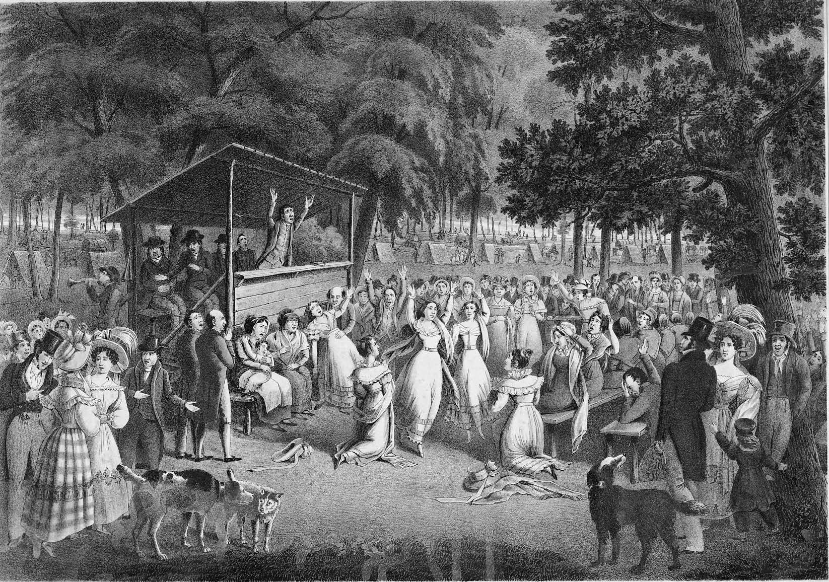 Camp-Meeting, by Harry T. Peters. Courtesy of National Museum of American History, "America on Stone" Lithography Collection.