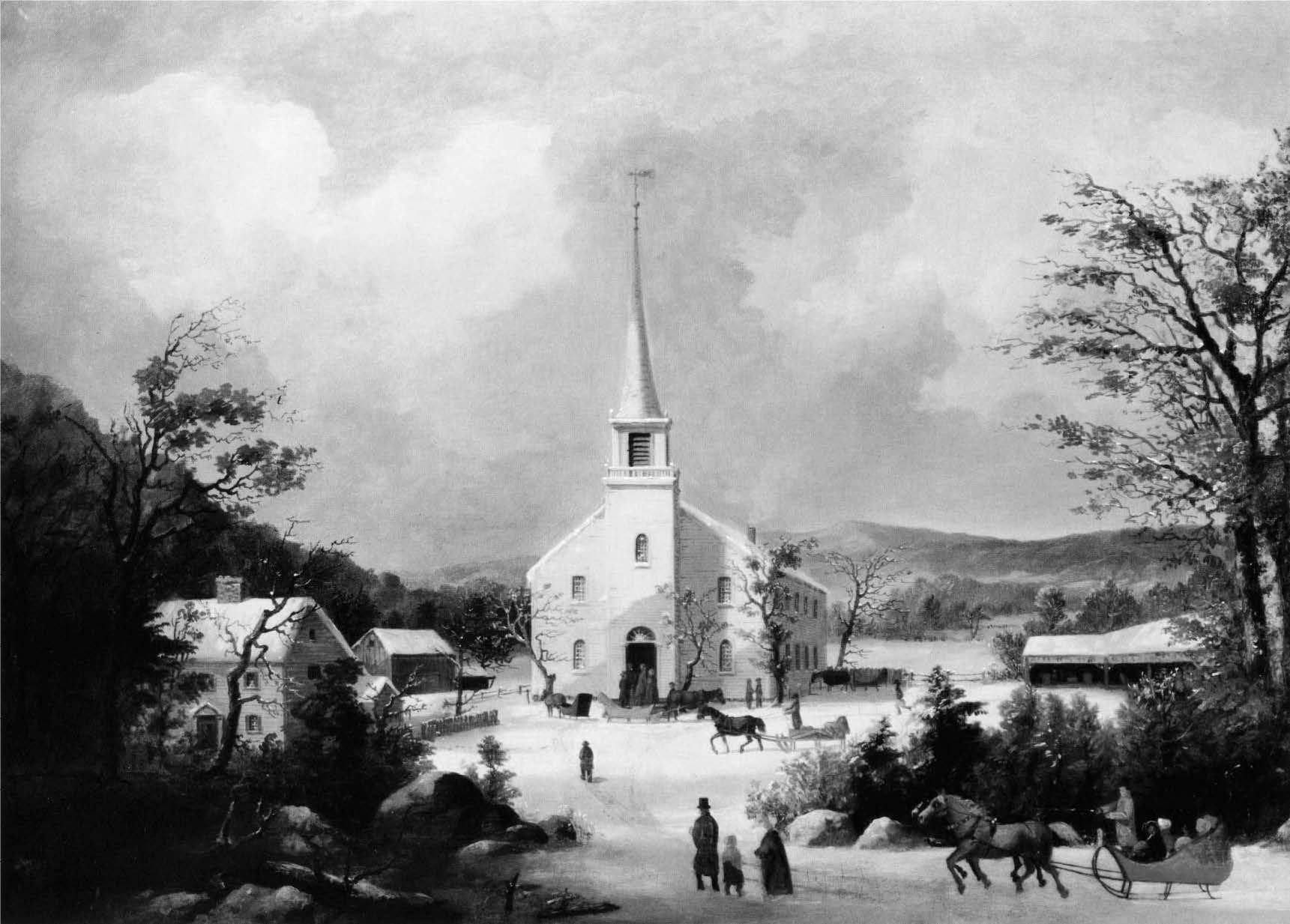 Going to Church, by George Henry Durrie.