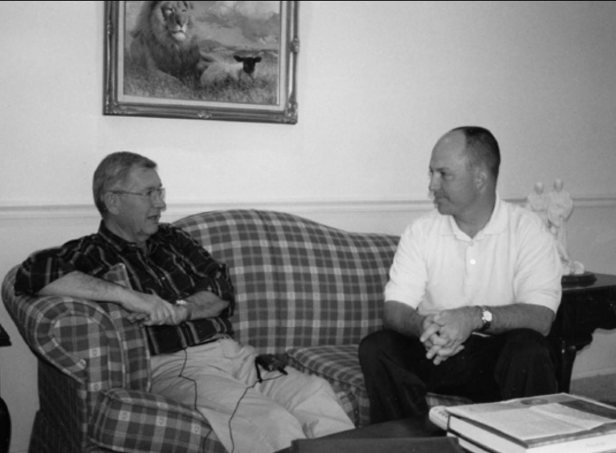 Eric Paul Rogers interviewing Tom Tyler