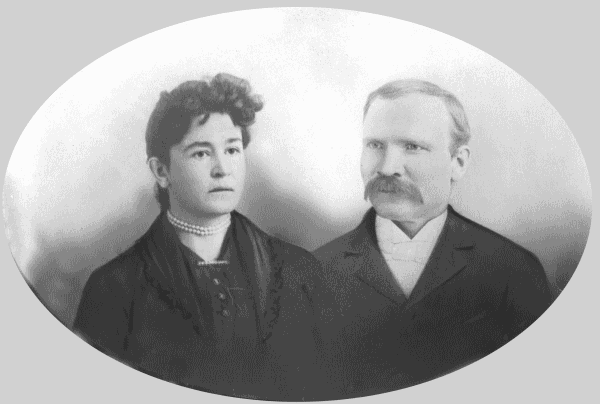 Effie Isabelle Kimball and her husband, Orren Dudley Merrill.