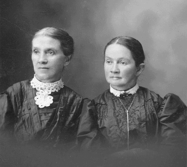 Ruth with her sister Sarah.
