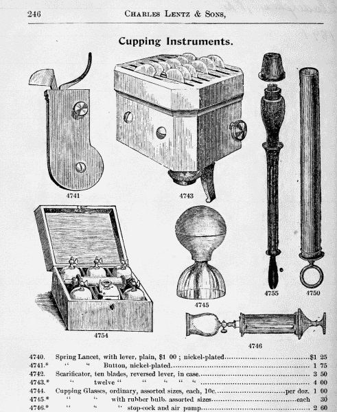 Cupping instruments.