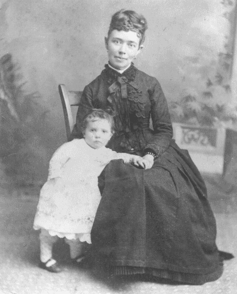 Ida Udall with daughter Pauline.