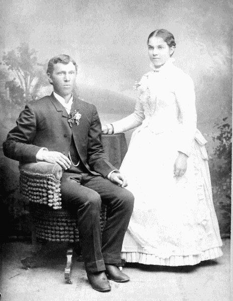 Annie with her husband Pleasant.