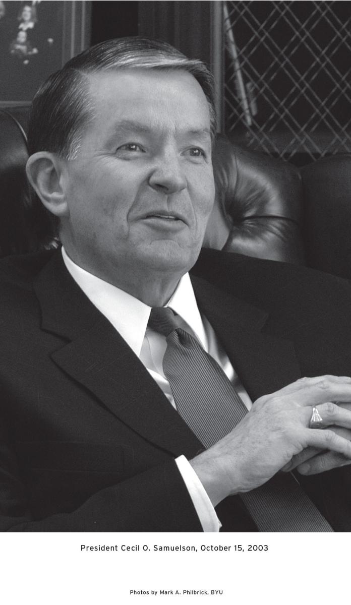 President Cecil O. Samuelson