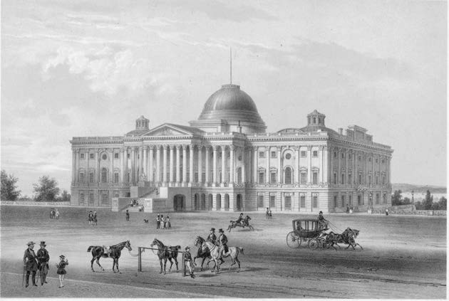 Figure 27. August KÖllner. Washington—Capitol East View (New York & Paris: Goupil, Vibert & Co., 1848). Library of Congress.