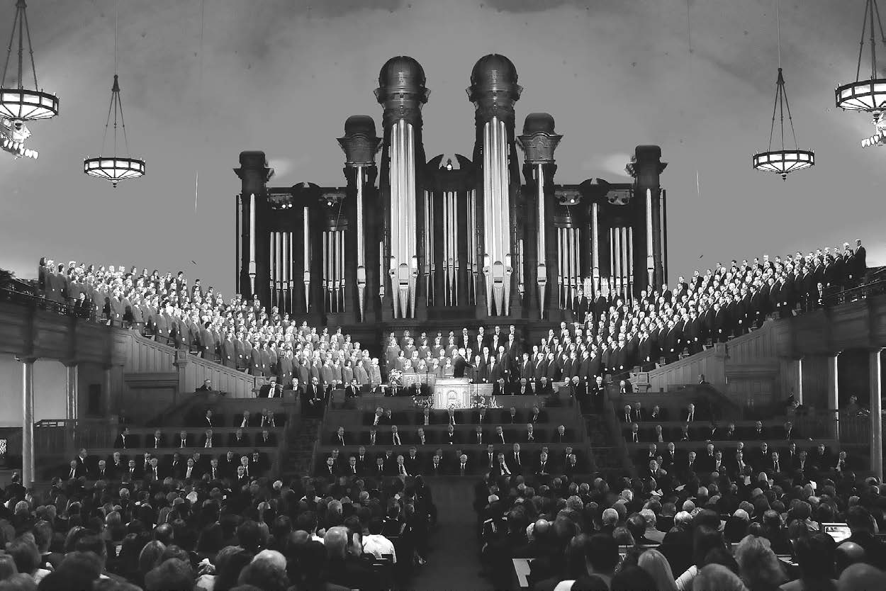 Tabernacle Choir in 1991, photo by Christina Smith. © Intellectual Reserve, Inc.