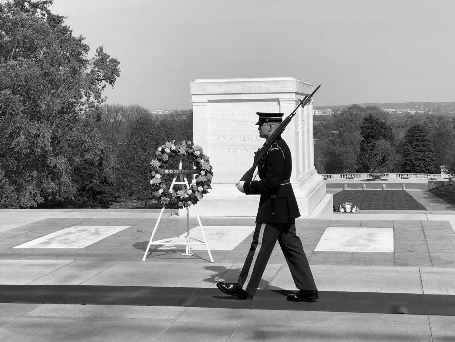 Enlisted soldiers guard the Tomb of the Unknown Soldier every hour of every day. All photos by author unless otherwise noted.
