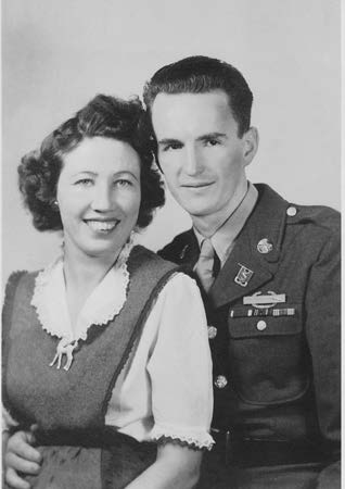 Lloyd P. Shipley and Lottice Bledsoe, who were reinterred in Arlington National Cemetery in 2019, were married at Mobile, Alabama, on 8 February 1945 during the closing months of World War II. Courtesy of the Lloyd and Lottice Shipley family.