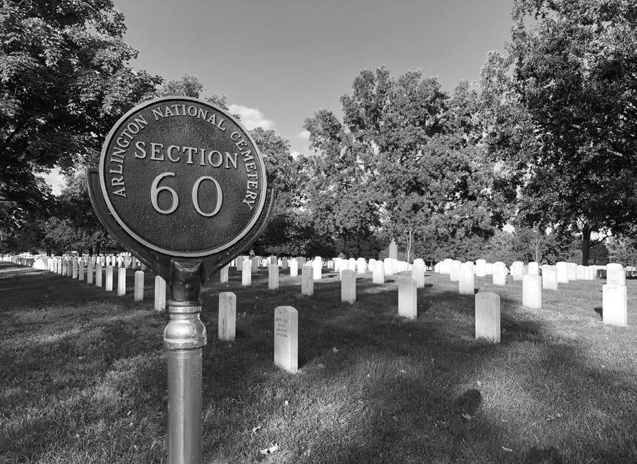 With forty-three burials, Section 60 has the most Latter-day Saint interments at Arlington National Cemetery.