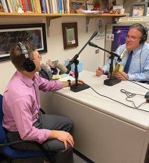 Brad Wilcox interviews his colleague Kerry Muhlestein for an episode of Y Religion.