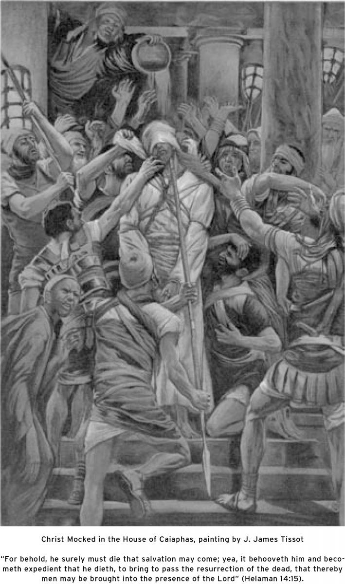 Christ Mocked in the House of Caiaphas, Painting by J. James Tissot.