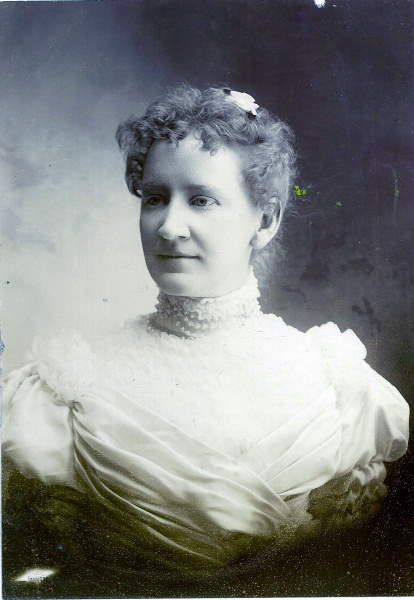 photo of annie laura hyde, about the time of her marriage to joseph merrill