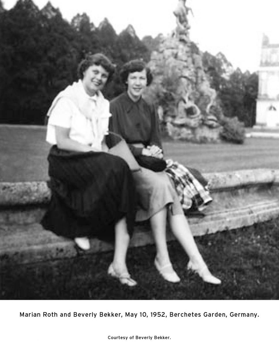 Marion Roth and Beverly Bekker in Germany