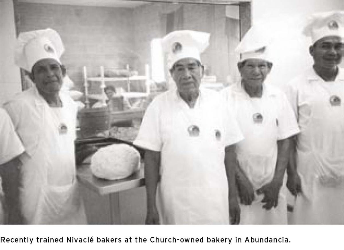 Nivacle bakers at the Church-owned bakery