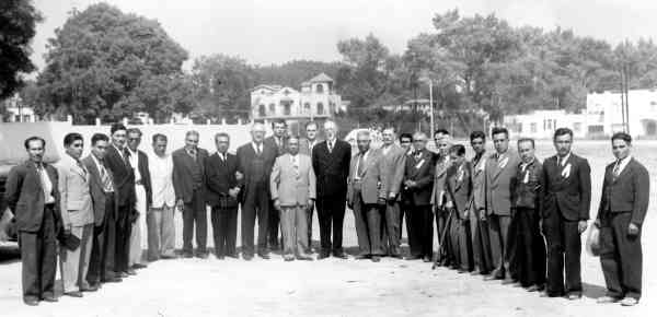 photo of the reunification semi circle