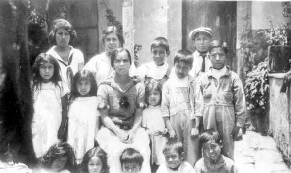 photo of consuelo with her sunday school class