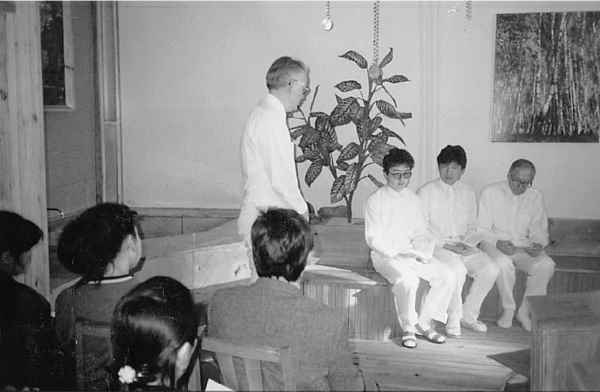 photo of the first baptisms in mongolia