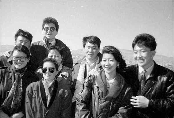 photo of new converts and investigators at the dedication