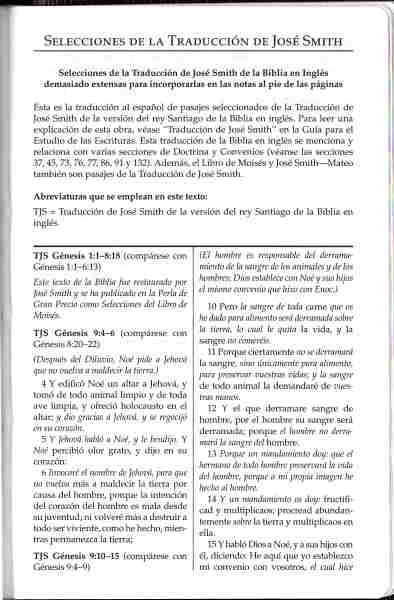 some of the joseph smith translations in spanish