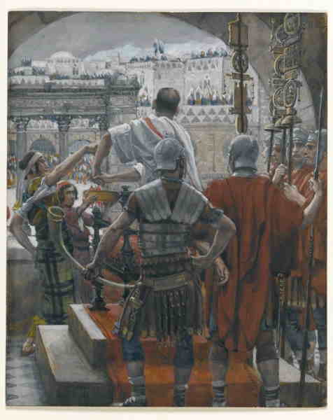pilate washes his hands