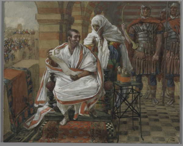 painting of pilate and his wife
