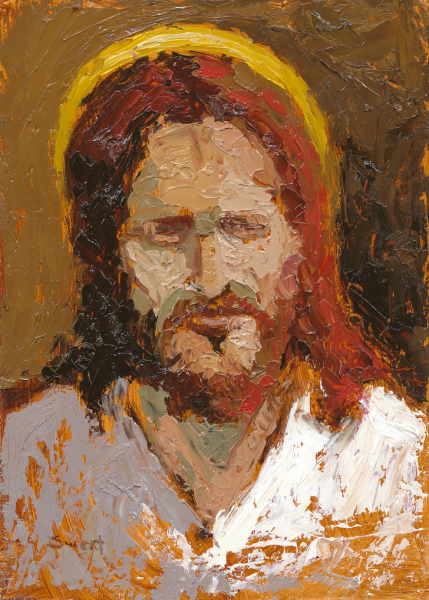 painting of christ by anthony sweat