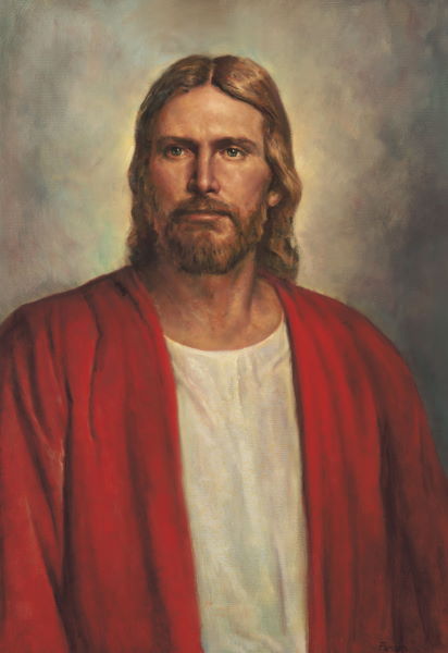 painting of jesus the christ by del parson