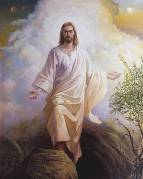 painting of the resurrected christ by wilson ong