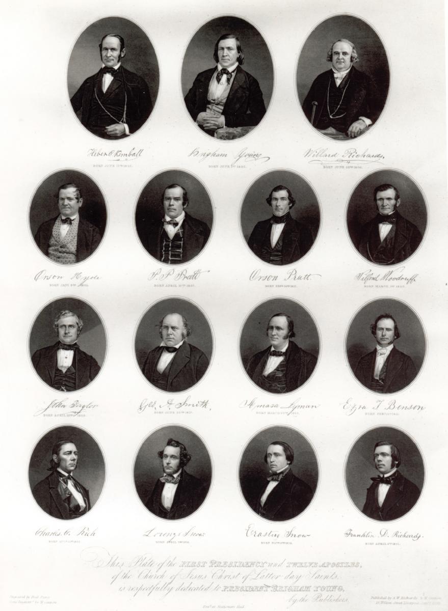 The First Presidency and Quorum of the Twelve Apostles