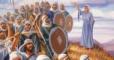 Illustration of Deborah leading Israel’s armies