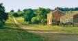 painting of Independence, Missouri, in the 1830s