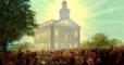 painting of the dedication of the Kirtland Temple